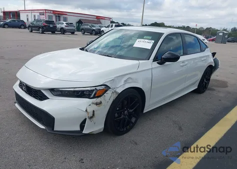 2025 Honda Civic Hybrid Sport/Sport Touring z USA, uszkodzony, nr VIN 2HGFE4F80SH313839